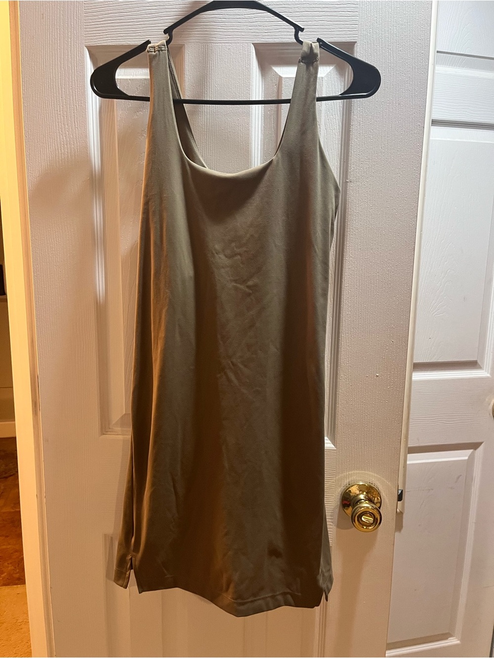 Tan olive old navy athletic dress built in shorts XS